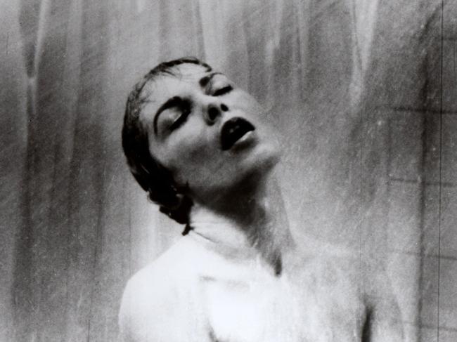 Real-world relatability … actress Janet Leigh as Marion Crane in the infamous shower murder scene from Alfred Hitchcock classic Psycho.