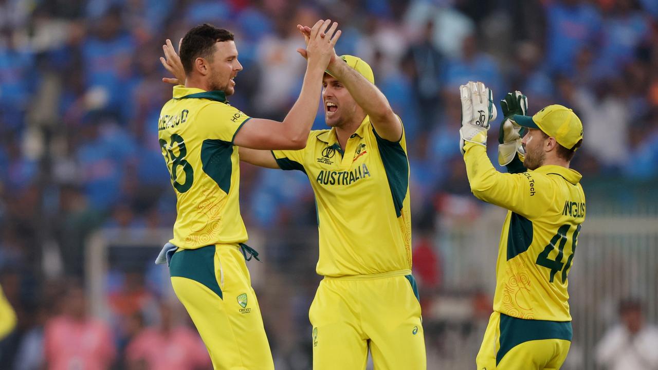 Australia were consistent with the ball all innings. (Photo by Robert Cianflone/Getty Images)