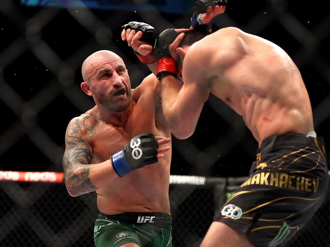 Alex Volkanovski gave Islam Makhachev a scare in their first fight last year. Picture: Paul Kane/Getty Images