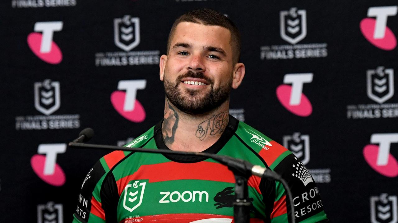 Adam Reynolds will play his final game for the Rabbitohs in the grand final before joining Brisbane next year. Picture: Bradley Kanaris/Getty Images