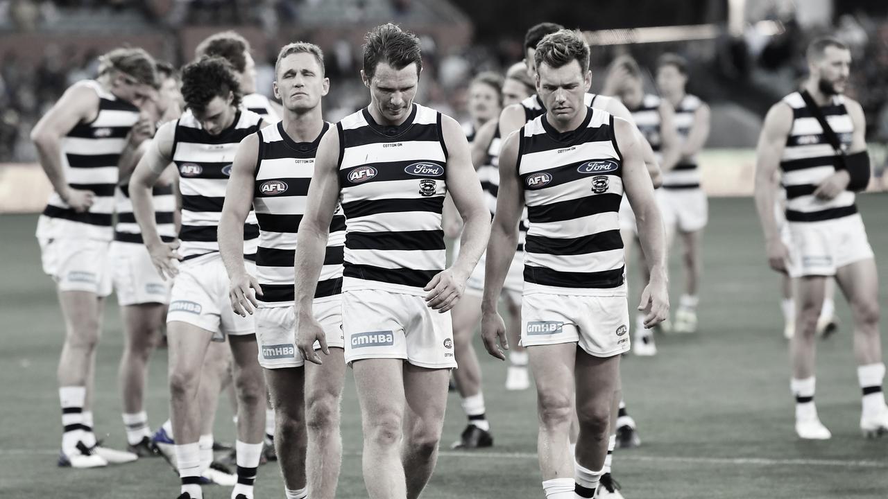 Geelong’s season is in a precarious position after five rounds (Photo by Mark Brake/Getty Images).
