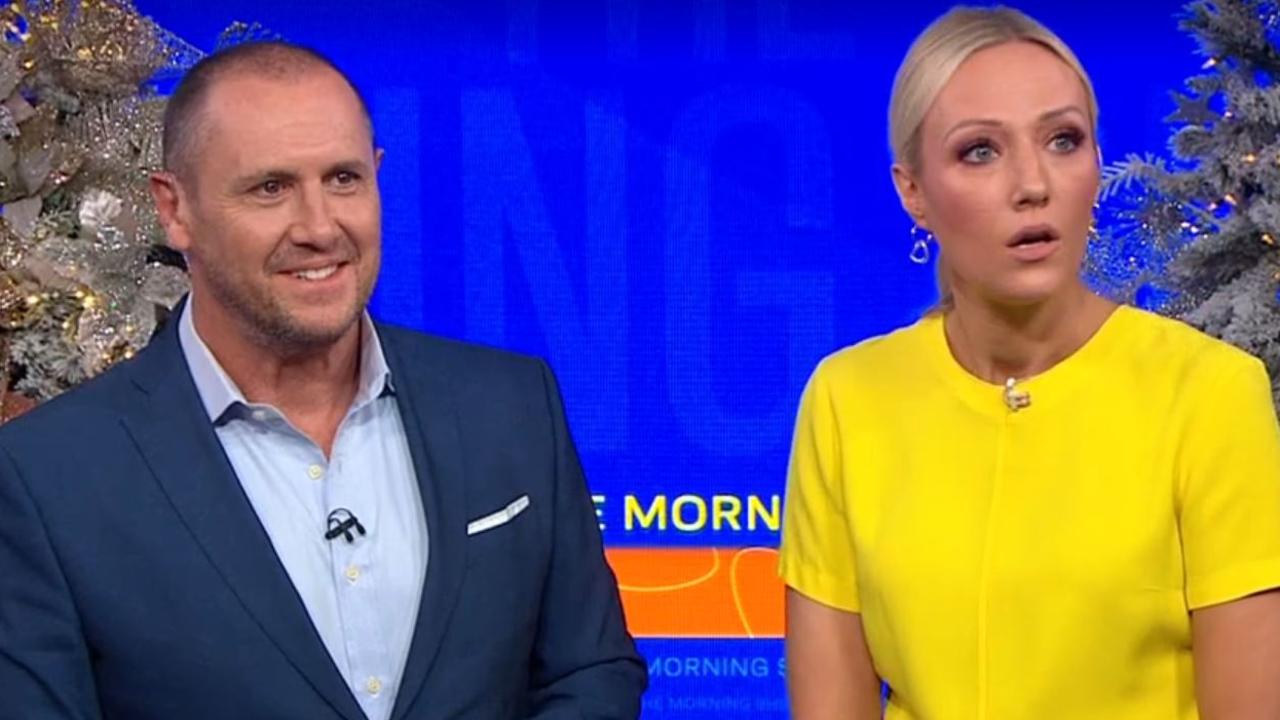 Emdur maintains he was just teasing his co-host. Picture: The Morning Show/Channel 7