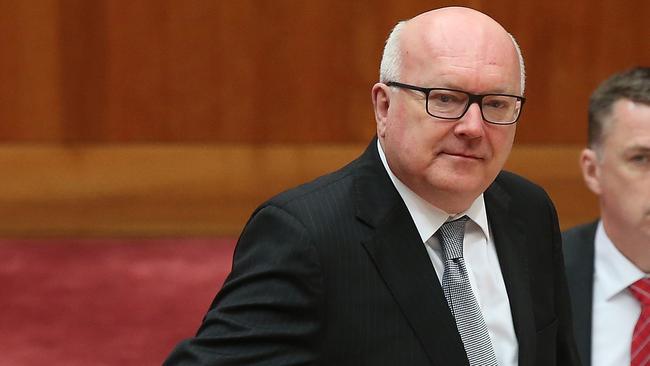 Attorney-General Senator George Brandis has warned against creating new forms of discrimination. Picture Kym Smith