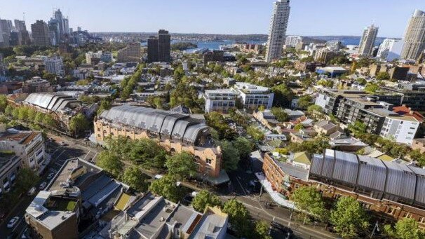 Aerial photograph of the proposed redevelopment.