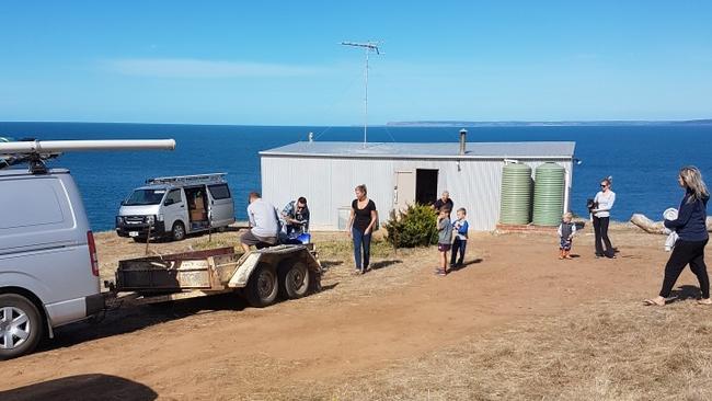 Barry Robertson’s Deep Creek shack Picture: Supplied