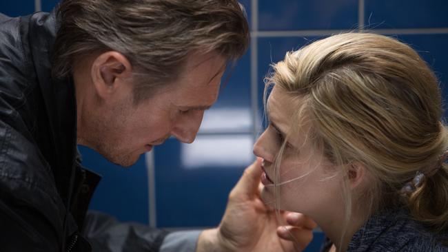 Liam Neeson and Maggie Grace in Taken 3.