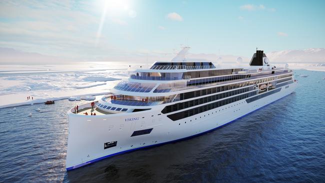 A render of Viking Cruises' new expedition ship, Polaris, launching in 2022.