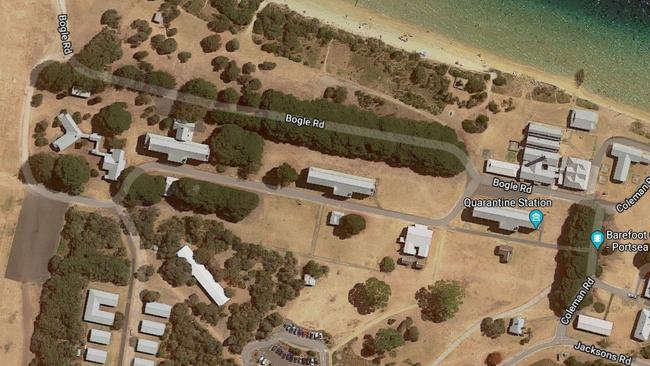 Camp site proposed for Point Nepean National Park will use existing buildings and carpark.