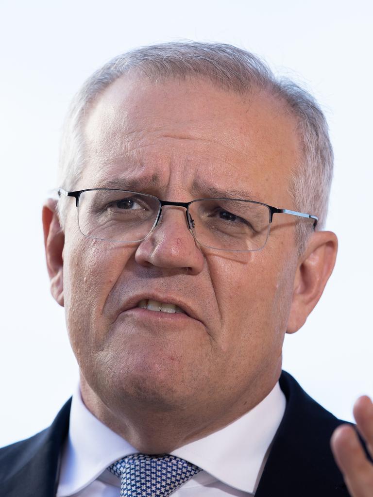 Scott Morrison was blasted for his ‘empty promises’. Picture: Jason Edwards