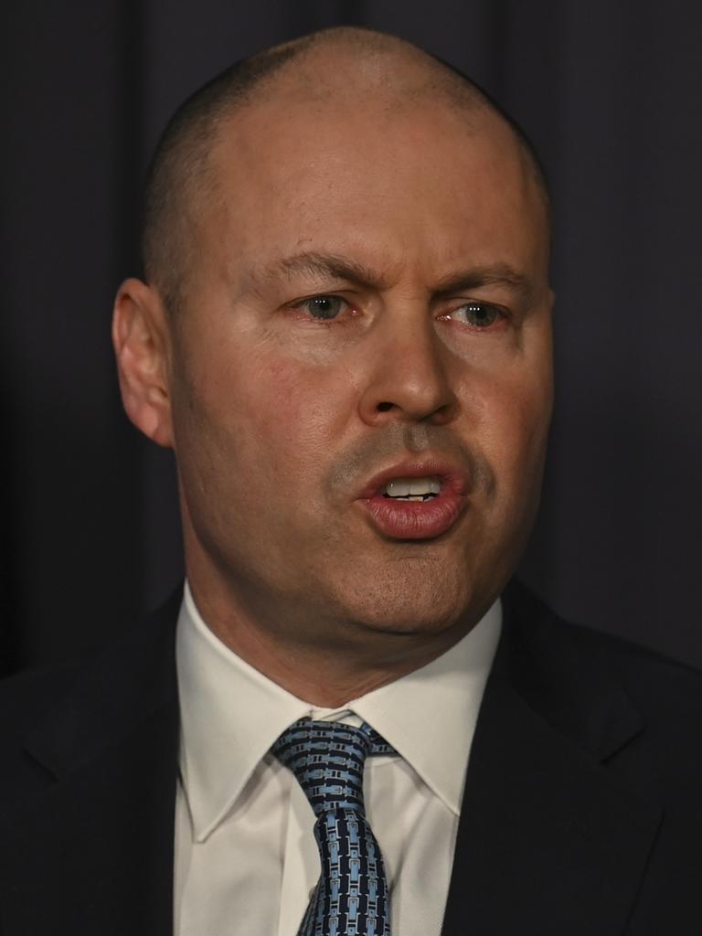 Treasurer Josh Frydenberg said Ms Palaszczuk was deluded. Picture: NCA NewsWire / Martin Ollman