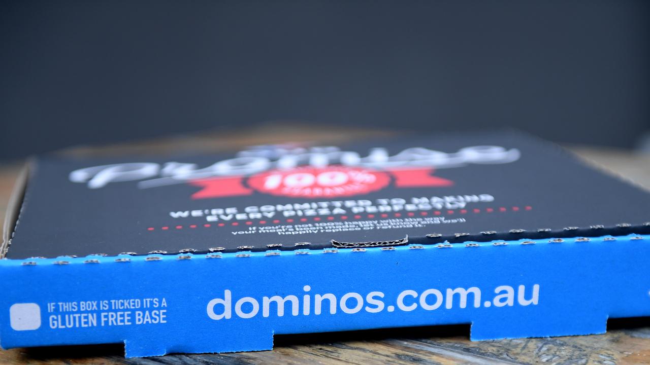 Domino’s is feeling the pressures of cost of living. Picture: Paul Miller