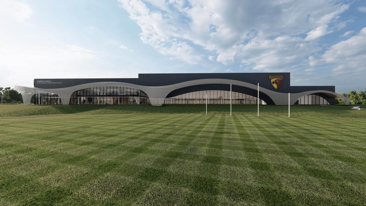 How Hawthorn’s new facility will look.