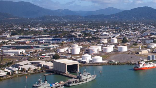 A Cairns Marine Precinct infrastructure expansion business case flags immense opportunities for expansion – including for defence maintenance works. Picture: Supplied