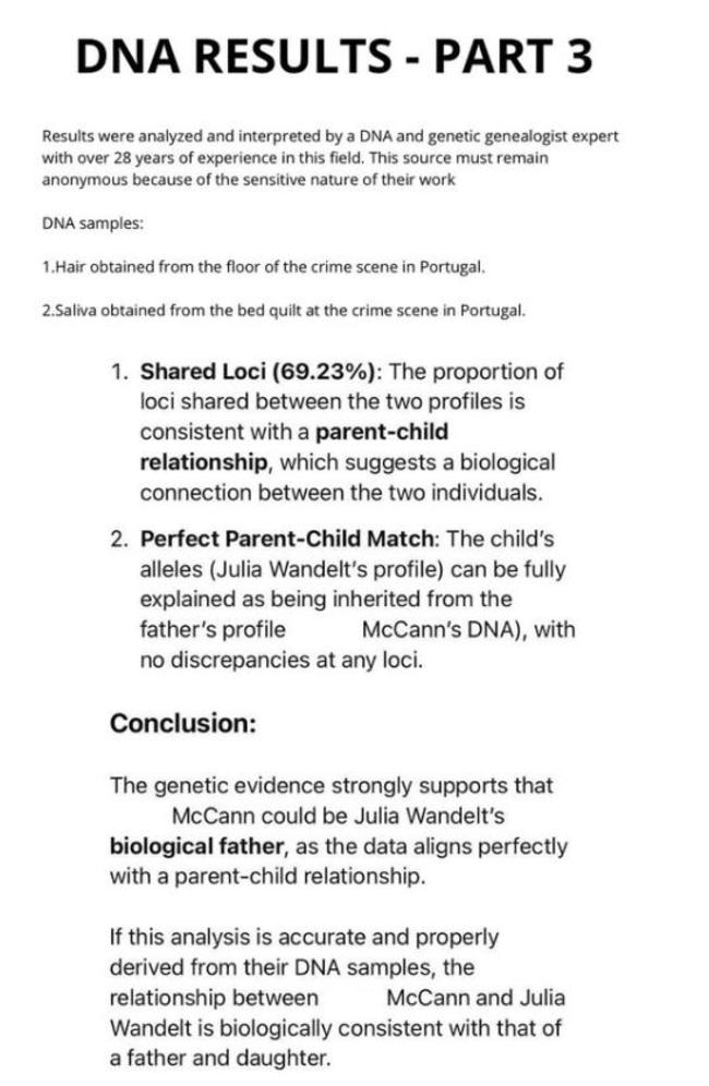 Ms Wandelt returned to Instagram with a new account, @amijuliawandelt, to share the 'results' of a fresh DNA test. Picture: Instagram