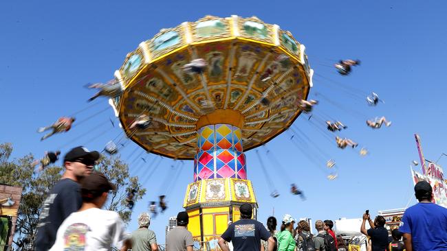 People enjoy the third and closing day at the Gold Coast Show held the Broadwater Parklands, Gold Coast, Sunday, September 3, 2023. Photo: Regi Varghese