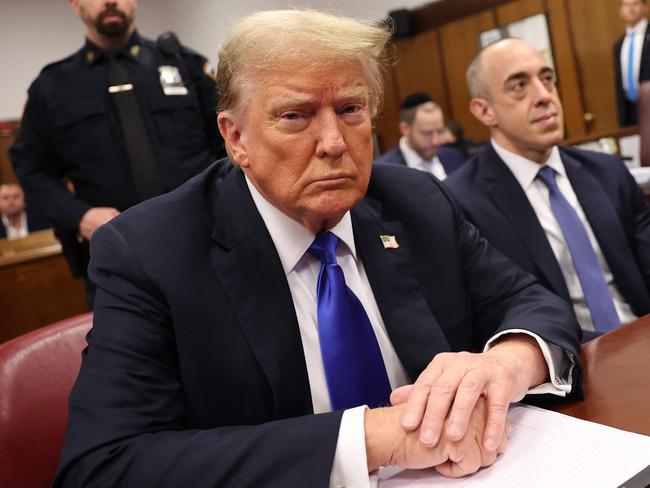 Donald Trump during his criminal trial in New York City. Picture: AFP