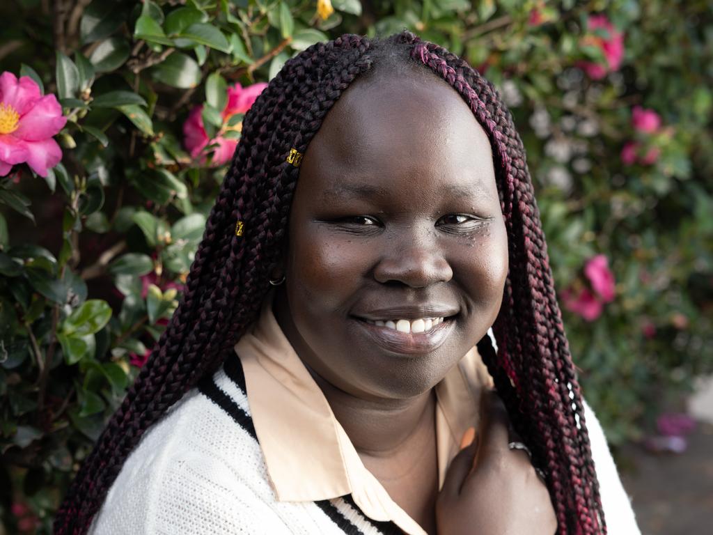 Angelina Chol is a drama and English teacher at Mabel Park State High School. Picture: David Kelly