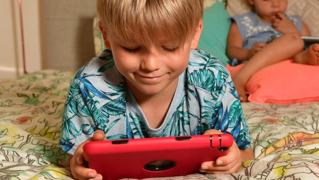 Foxtel’s launch of the Kids App allows parents to be more involved with what their kids watch, and for how long. Picture: Keryn Stevens.