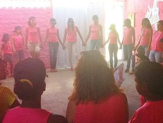 The Pink House teaches girls self worth and to respect their bodies. Picture: Meninadanca.