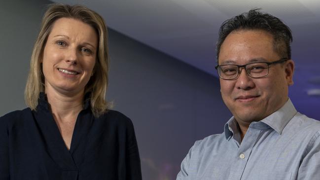 Dr Kira Brehens and Professor Ashley Ng from WEHI have found a new way to potentially treat one of the most common forms of acute lymphoblastic leukaemia. Picture: WEHI