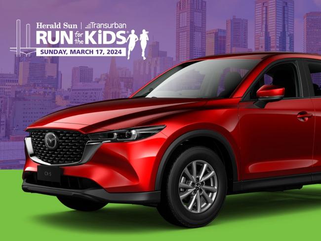 Fundraise for 2024 Herald Sun/Transurban Run for the Kids and you could drive away in a brand new CX-5 G25 Maxx Sport