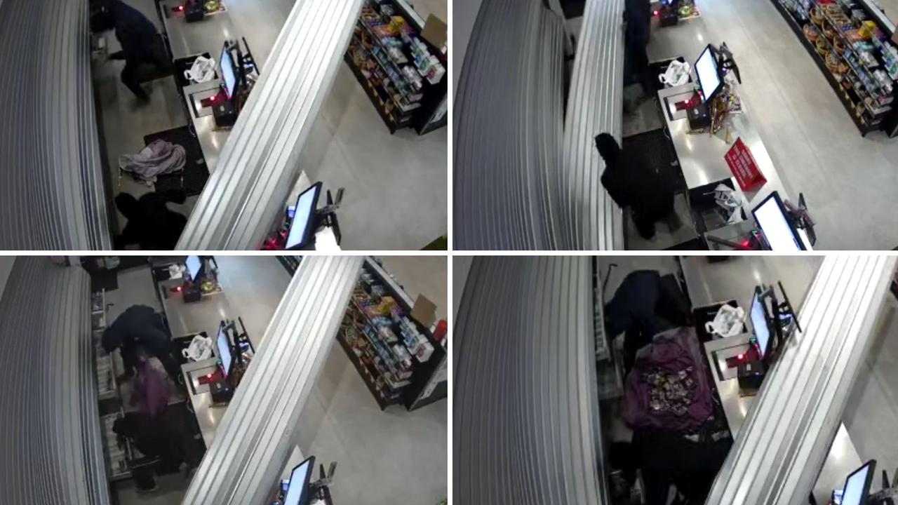 Thieves stole about $15k worth of cigarettes in about three minutes at the Forest Glen IGA on Sunday morning.