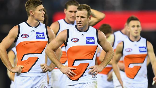 Steve Johnson after the loss to St Kilda.