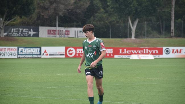 Tiger Campbell. Cyril Connell Challenge game between the Ipswich Jets and Wide Bay Bulls. Saturday March 11, 2023. Picture, Nick Tucker.