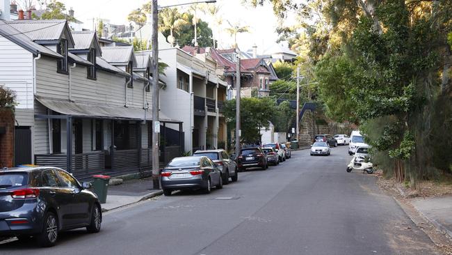 Radulovic was left for dead on Donnelly St in Balmain. Picture: Richard Dobson