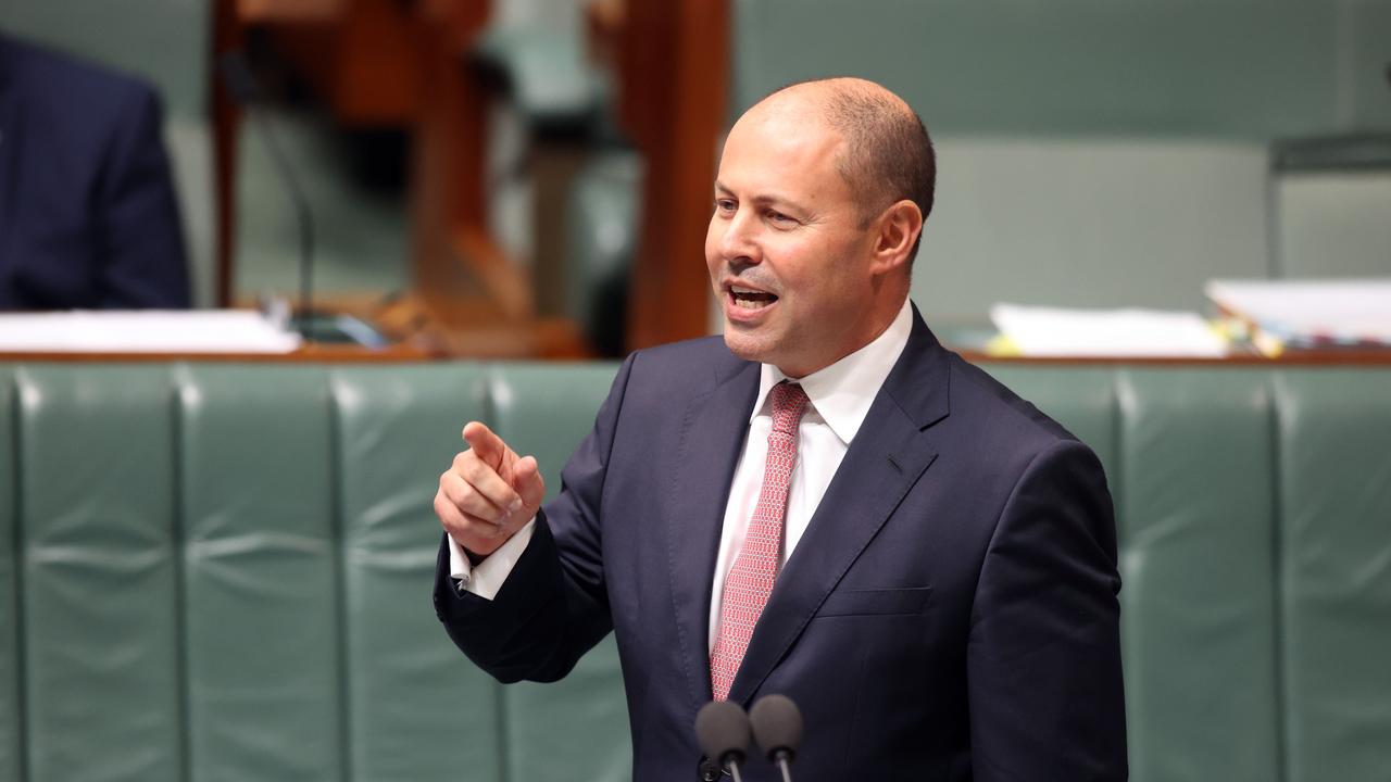 Treasurer Josh Frydenberg is pleased with the economic figures. Picture: Gary Ramage/NCA NewsWire