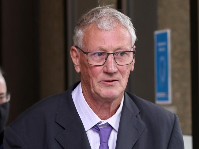 SYDNEY, AUSTRALIA - NewsWire Photos APRIL 26, 2022: Bill Spedding pictured as he leaves the Supreme court, Sydney CBD.Picture: NCA NewsWire / Damian Shaw