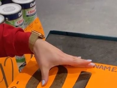 Bunnings employees leave TikTok users stunned after revealing signs are hand written. Picture: TikTok/victoriayousif_