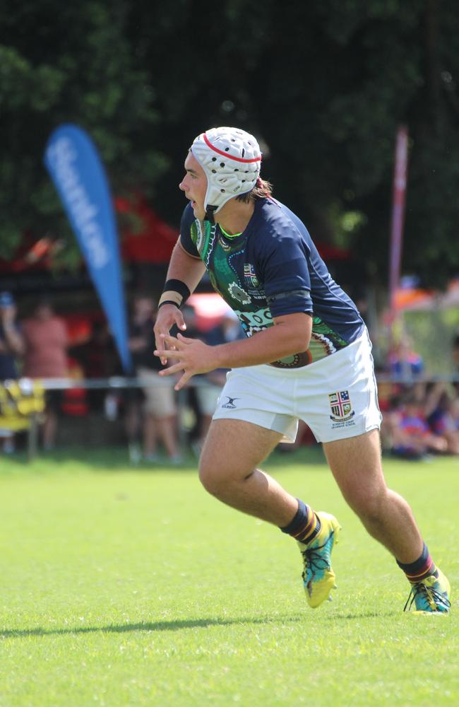Ballymore Cup rugby action at the Albany Creek Brumbies Junior Rugby Union Club on Friday, April 12, 2024.