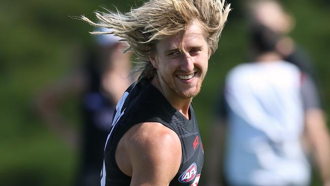 Dyson Heppell at training. Picture: Wayne Ludbey