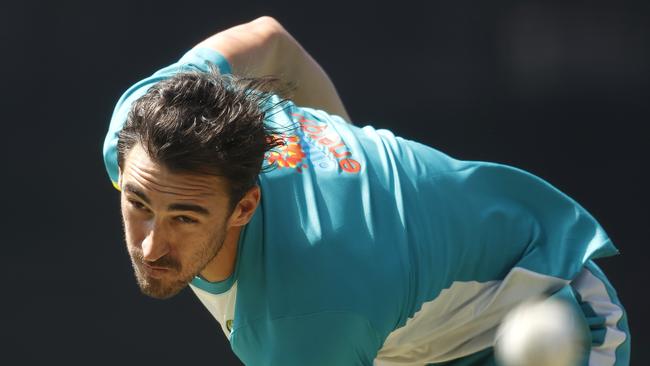 Mitchell Starc won’t play the rest of the T20 series. Picture: Phil Hillyard