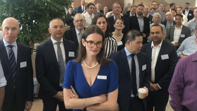 Part of the crowd, in the foyer, at the official opening of the Wyvern Private Hospital on Friday. Picture: Jim O’Rourke