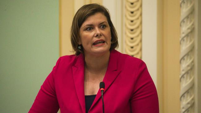 Nikki Boyd during question time at Queensland State Parliament. Picture: NewsWire / Glenn Campbell