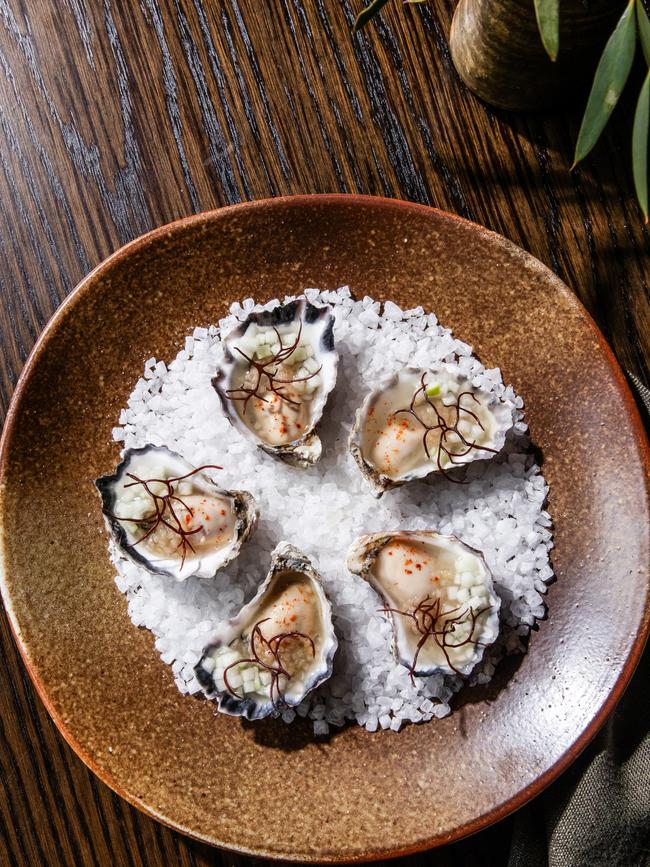 Oysters by Lennox Hastie. Photo: Nikki To