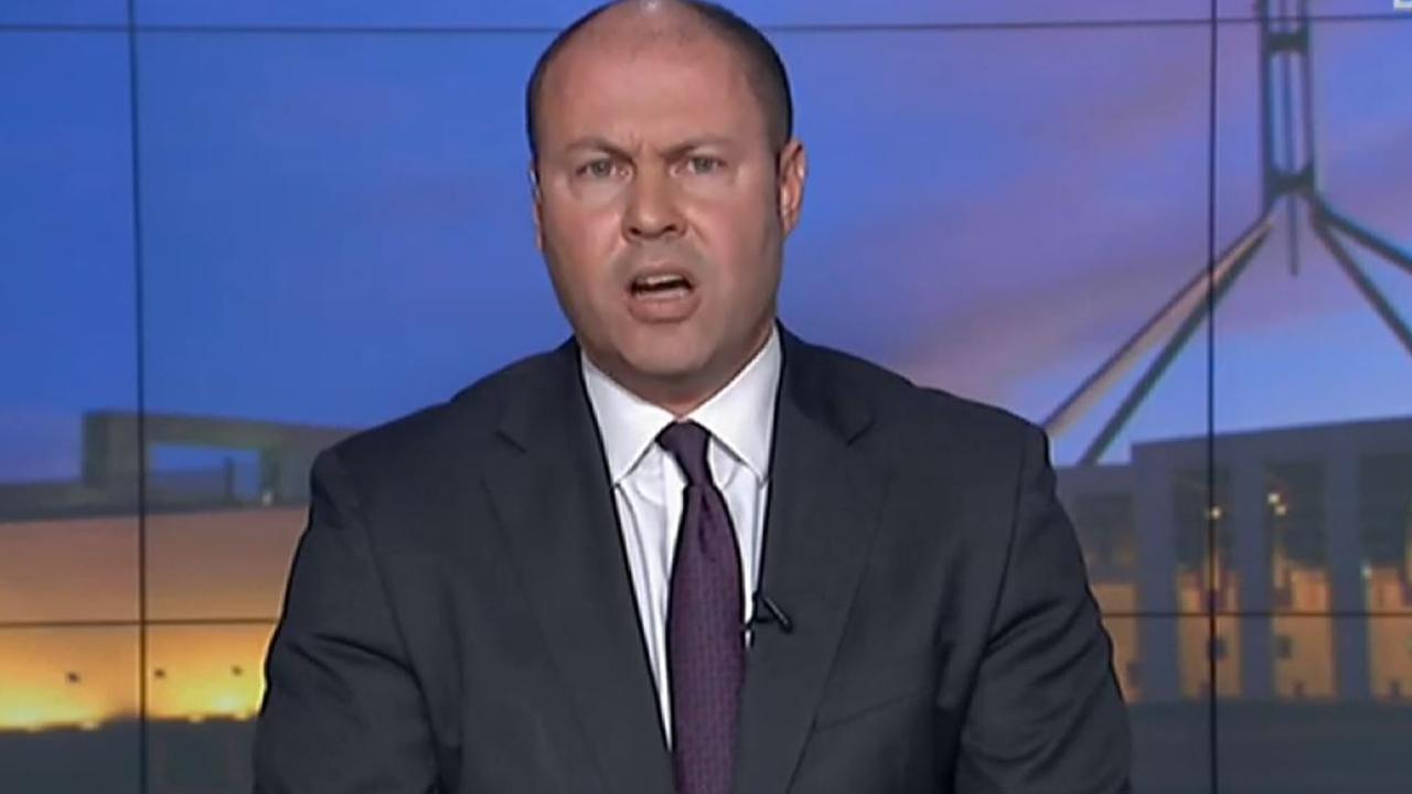 Treasurer Josh Frydenberg. Picture: 7.30