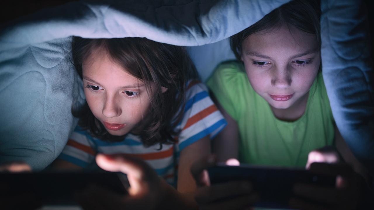 Too much screen time can keep you awake at night.