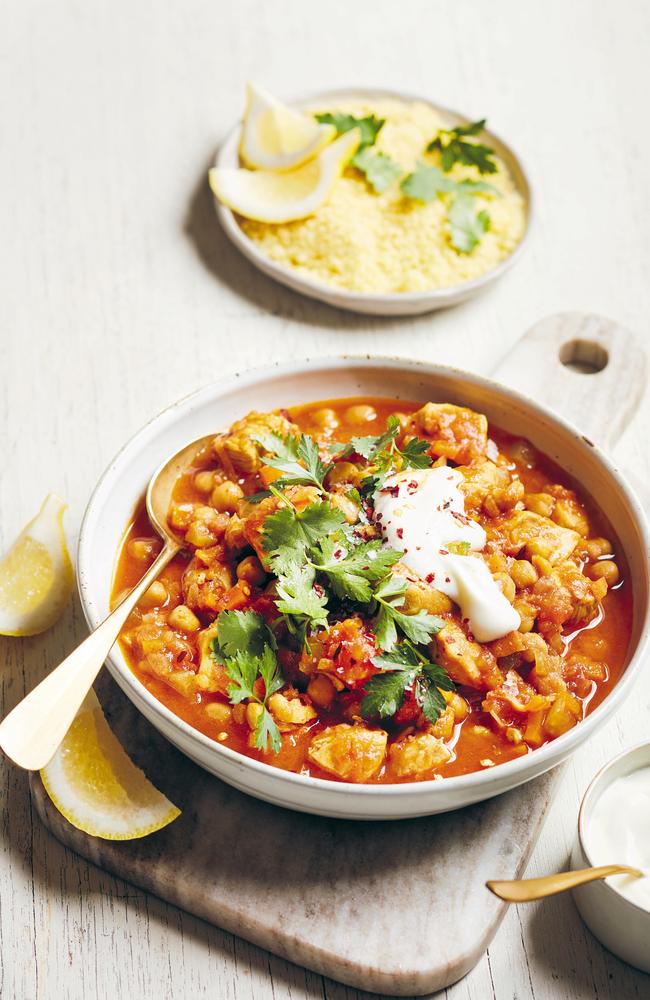 Lemon chicken tagine.