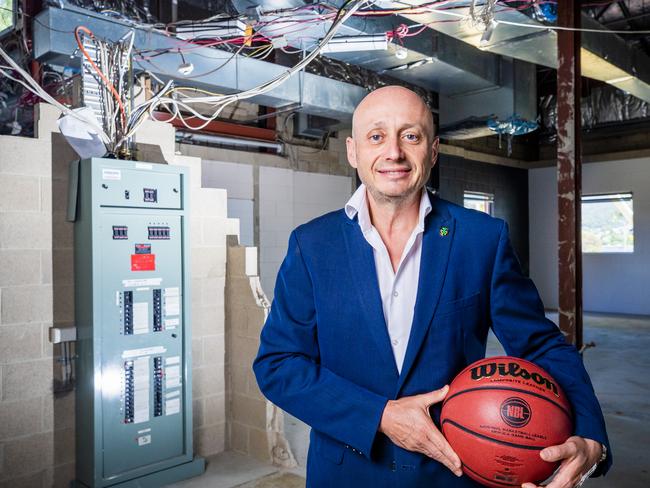 NBL owner Larry Kestelman is in no rush to introduce another franchise. Picture: RICHARD JUPE