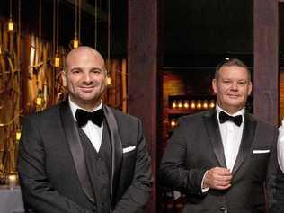 George Calombaris (left) has been found guilty of underpaying his staff.