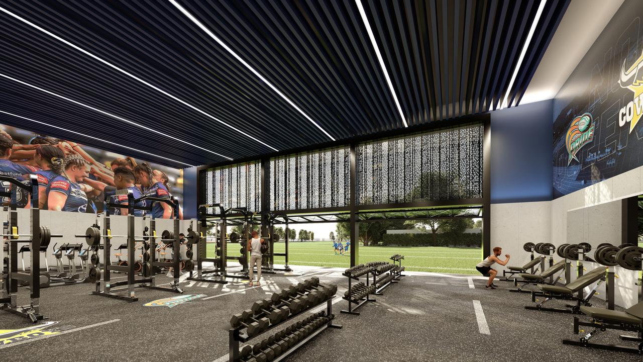 Concept plans for the Community Development and High Performance Centre in the Barlow Park precinct. Photo: Supplied by North Queensland Cowboys.