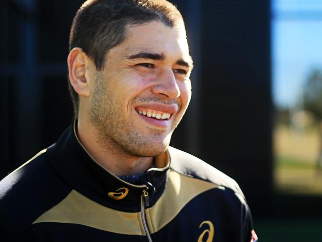 Chris Grevsmuhl at Penrith Panthers training at the Panthers Academy, Penrith. pic Mark Evans