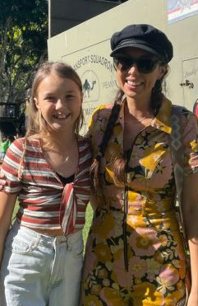 Eden and Marie Schrader at the Sunshine Coast Agricultural Show 2023.