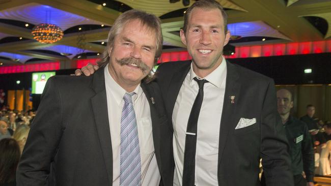 David and Travis Cloke. Picture: Fiona Hamilton