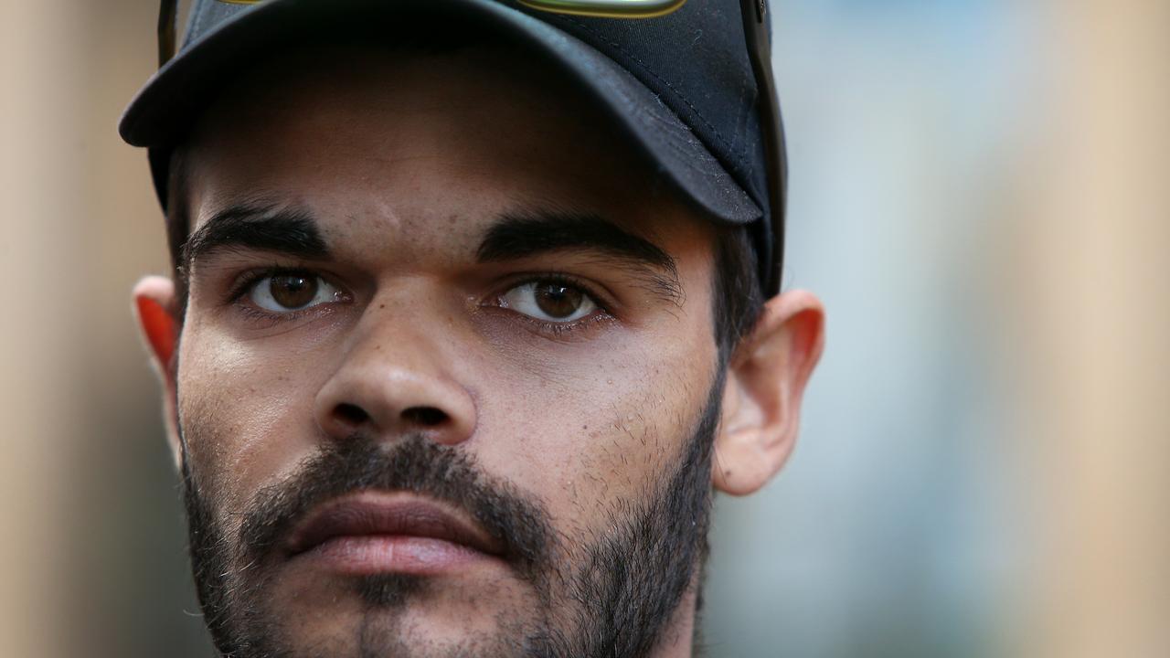 Rally organiser Paul Silva whose Uncle David Dungay Jr die in police custody. Picture: Getty Images