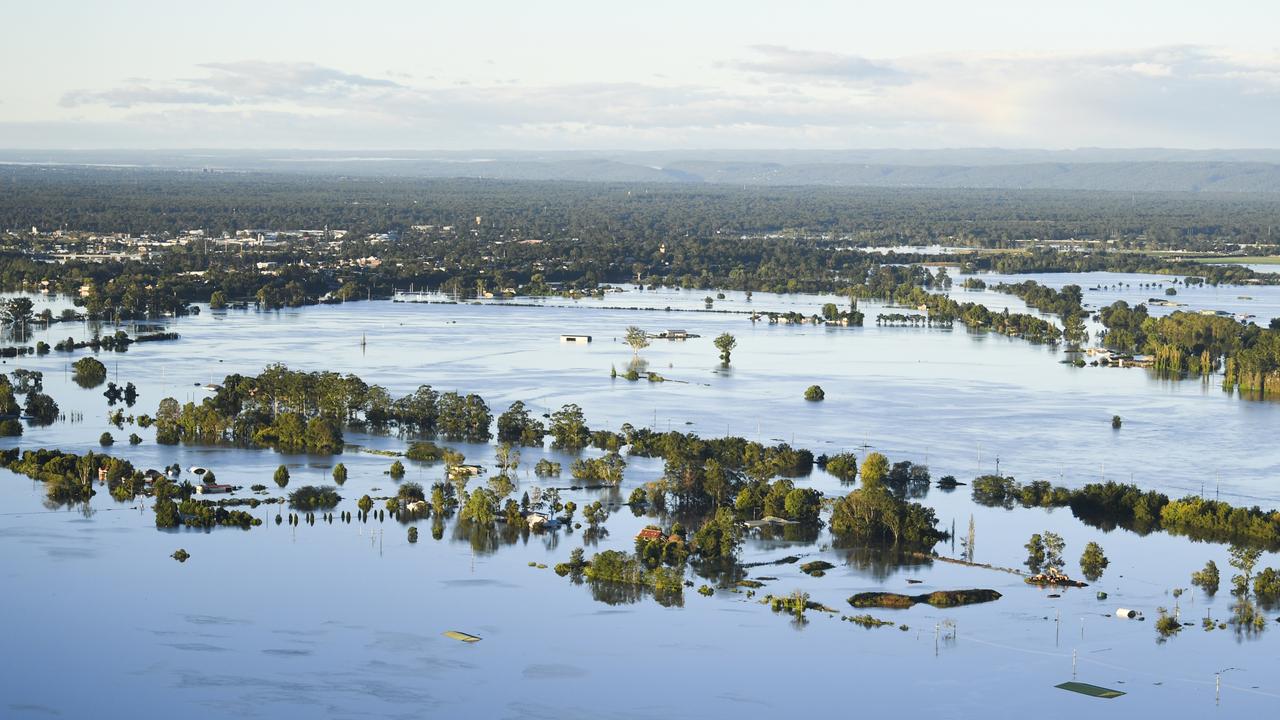 March’s huge floods in NSW were during La Nina. (AAP Image/Lukas Coch/POOL)