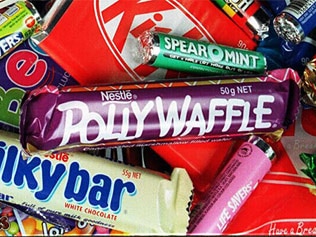 nestle polly waffle chocolate bar